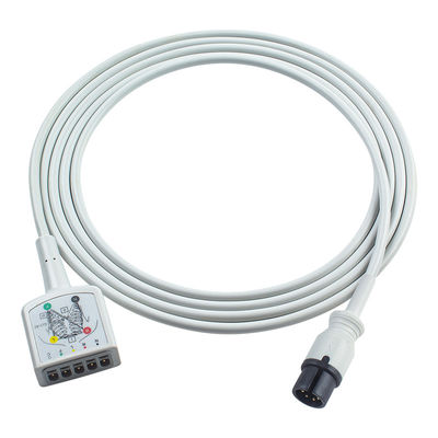 P-Philips PH AAMI 6Pin Connector 5Lead EKG Trunk Adapter Kabel 453561432691 453561227251 EKG Erweiterung Kabel VS Stil