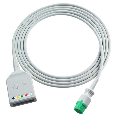 Biolight 12-Pin-EKG-Kernadapterkabel EKG-Kabel M7000 M8000A M8500 M9500 EKG-Verlängerungskabel