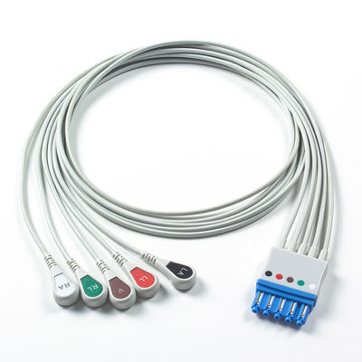Kompatible EKG-Leadwires für Datascope/Maquet/Getinge 5 Lead, Snap AHA