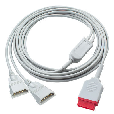 Patienten Blutdruckmessgerät GE IBP Kabel 11Pin bis 2x PVB 5Pin 3,5M