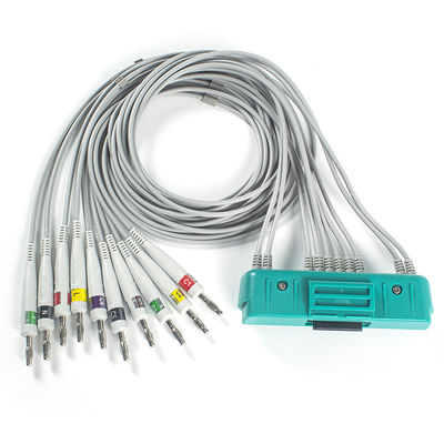 EKG-Kabel 10Lead IEC Banana 4,0 mm für Nihon Kohden EKG-9320 ECG-9522P BR-911D
