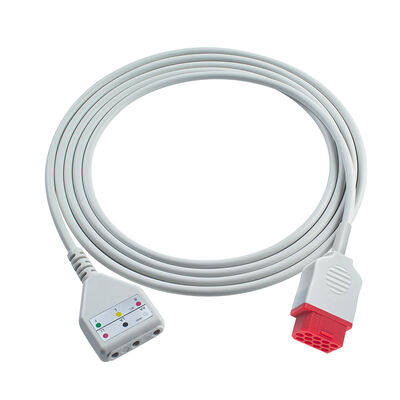 Biolight 12Pin 3 5Lead-EKG-Trunk-Adapterkabel O-ximax Tech AnyView A2 A6 A4 A8 Q7 Q5 EKG-Erweiterungskabel Din Style